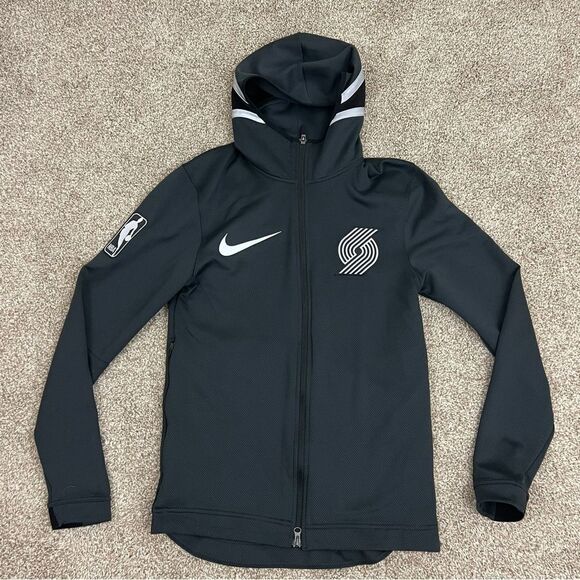 Nike DRIFIT NBA Therma flex Portland trailblazers warm-up hoodie men’s S - Picture 1 of 8